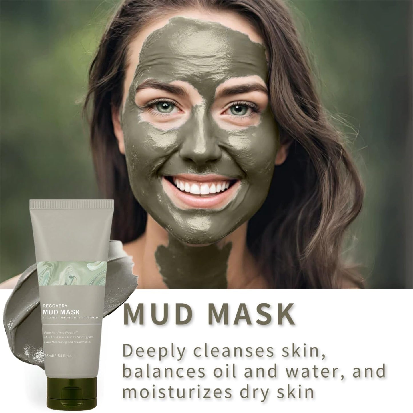 Xinyig Moisturizing Mud Mask for Face and Body,Face Masks Skincare,Collagen Night Wrapping Cream,Mud M/ask for Fac/e Cleansing,Po/re Purifying Wash off Mud Mask,Peel off F?ace,Fa/ce Mask Skincare for Women
