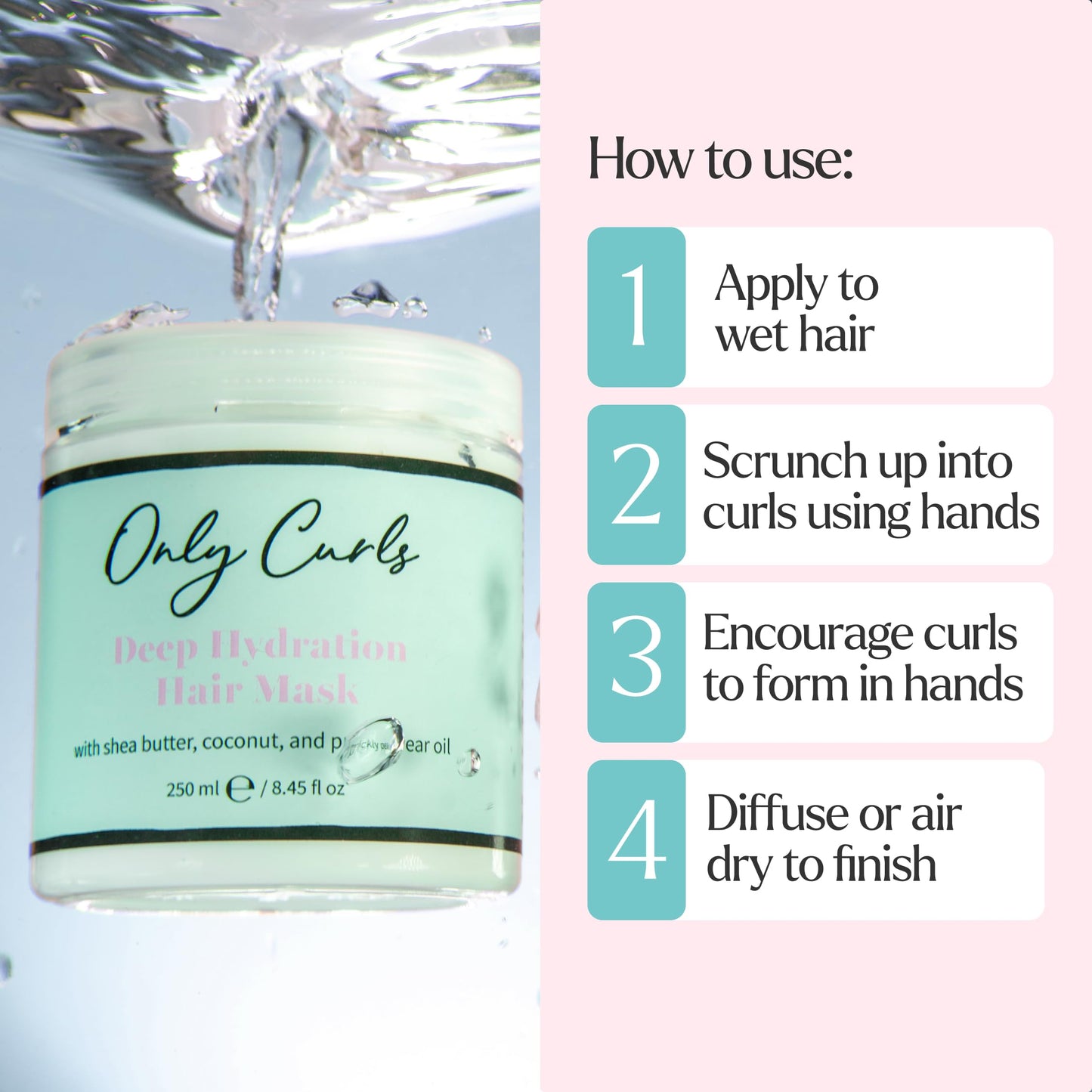 Only Curls Deep Hydration Hair Mask 250ml