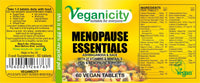 Veganicity Menopause Essentials : Women's Health Supplement : 60 Tablets, in a Planet-Friendly 99% Recycled Pot