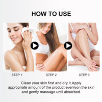 Strawberry Legs Treatment - Exfoliates & Moisturizes for Smooth Skin. Body Lotion for Rough, Uneven Texture Body Cream