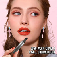 Xinyig Brow Fection Angled Brush & Dip,Liquid Eyebrow Pen for Women,Liquid Eyebrow Brush,Beginner Brow-Fection Angled Brush & Dip,Natural Brows Eyebrow Pen,Waterproof Long Lasting Smudge Proof Brow Pencil