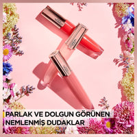 L'Oréal Paris Lip Gloss, Plumping and Hydrating, with Hyaluronic Acid and Collagen Complex, Glow Paradise Balm-In-Gloss, 404 I Assert, 7 ml