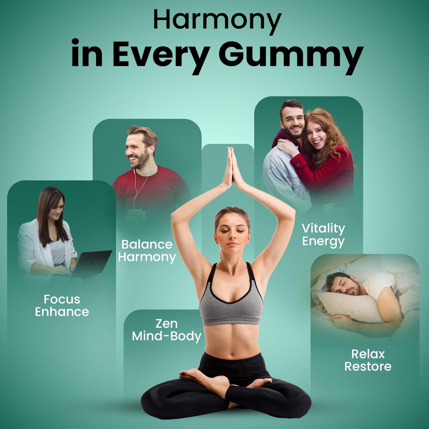 ProNutriWorld Ashwagandha & Chamomile Gummies High Strength Root Extract | Natural Stress Relief & Better Sleep Botanical Blend with Vitamin B6 & Lavender - 60 Two-a-Day Gummies | Mango Flavour