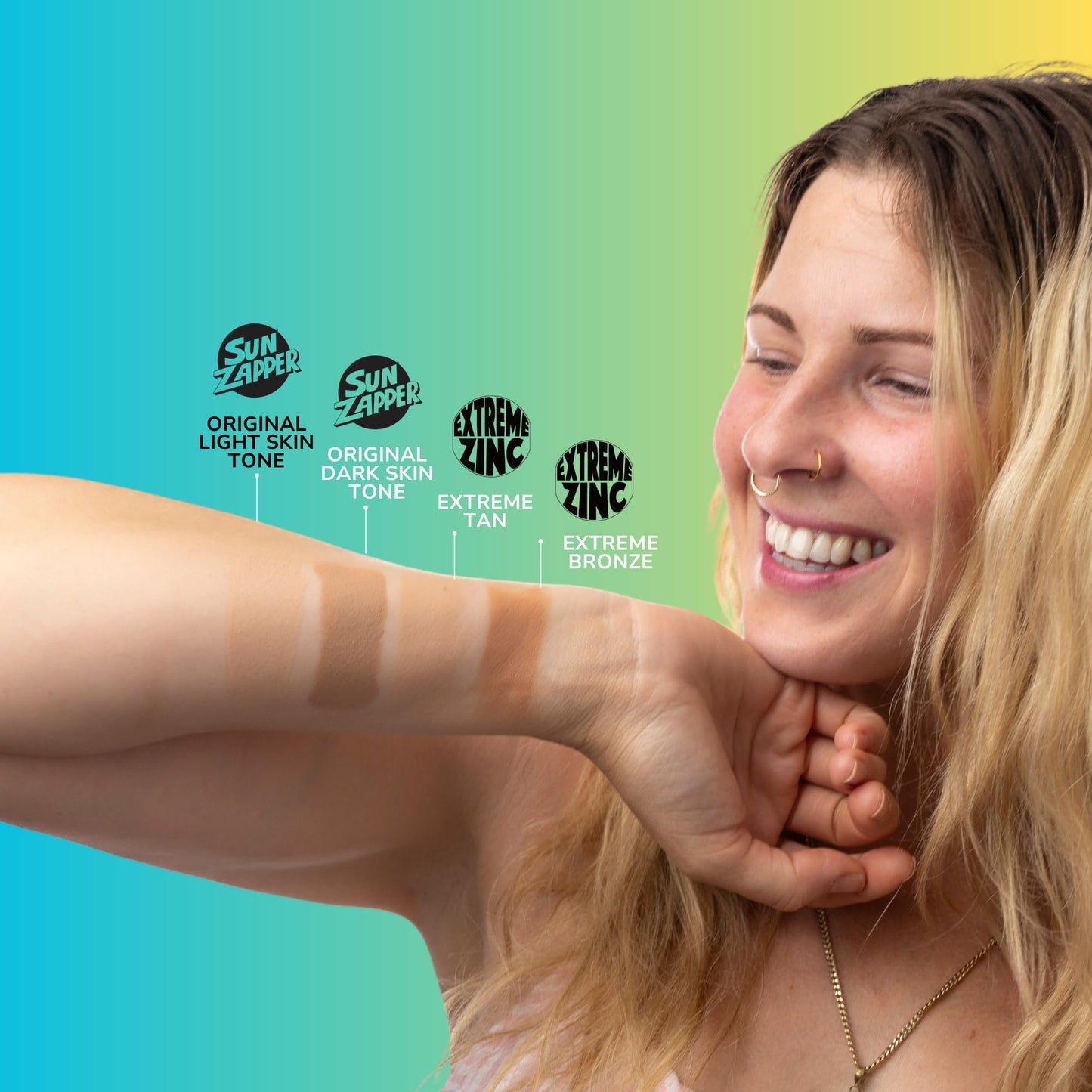 Sun Zapper Light Skin Tone Original Zinc Stick SPF 50 + Zinc Oxide Mineral Sunblock Stick for Face