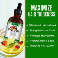 ZyranovaE 120ML Batana Oil for Hair Growth,100% Pure & Natural Batana Oil for Healthier Thicker Fuller Hair,Repairs Damaged Hair & Skin For Men & Women