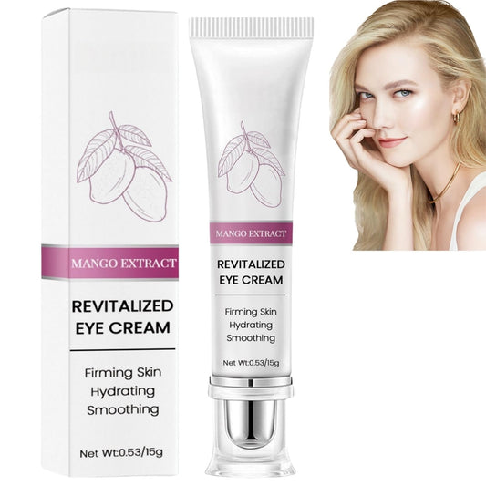 Eyelift Serum Mango Revitalize Eye Cream,Mango Activating And Firming Eye Cream,Hyaluronic Acid Repair Cream,Dark Circle Ey-e Crea-m,Ey-e Cream for Dark Circles,Eye Crea-m for Puffy Eyes,Ey-e Bag