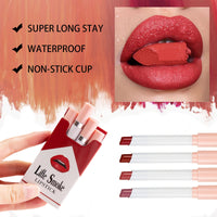 Tongyend Matte Lipstick Sets,4Pcs Long Lasting Lipstick,Highly Pigmented Non-Stick Cup Not Fade Waterproof Lipstick,Velvet Nude Lipstick Lip Gloss Full-Coverage Lip Color Lipsticks (Set A)