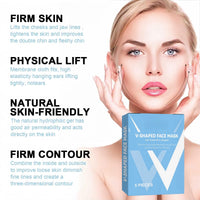 AINxtolm 5PCS Bloskin Lift Mask,Bloskin Double-Chin Mask,Face Lifting Mask,V-Line Face Mask,Nourishing Firming Face Tape,Double-Chin Reducer Lift Mask,Chin Strap for Double-Chin,Lifting Chin Mask Skincare