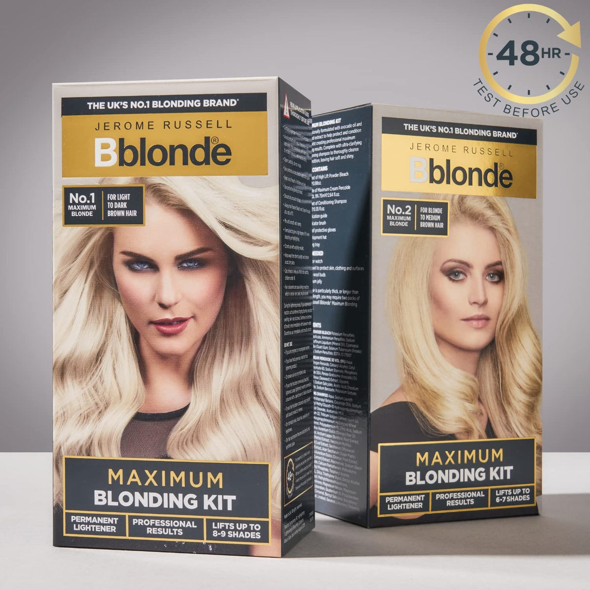 JEROME RUSSELL BBLONDE Jerome Russell Bblonde Blonding Kit, Permanent Lightener, Permanent Blonde Bleach Hair Dye, Professional Results, With Avocado Oil, Lifts 8-9 levels – Blonding Kit No 1
