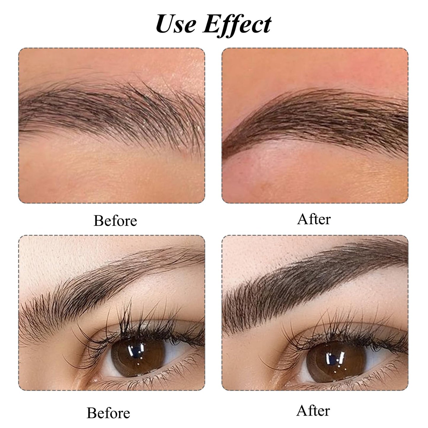 wimony Eyebrow Tint Kit,2-In-1 Eye Brow Tint Kits,Lash Tint Kit,Lasting for 6 Weeks Diy Hair Dying for Salon(7ml Black)