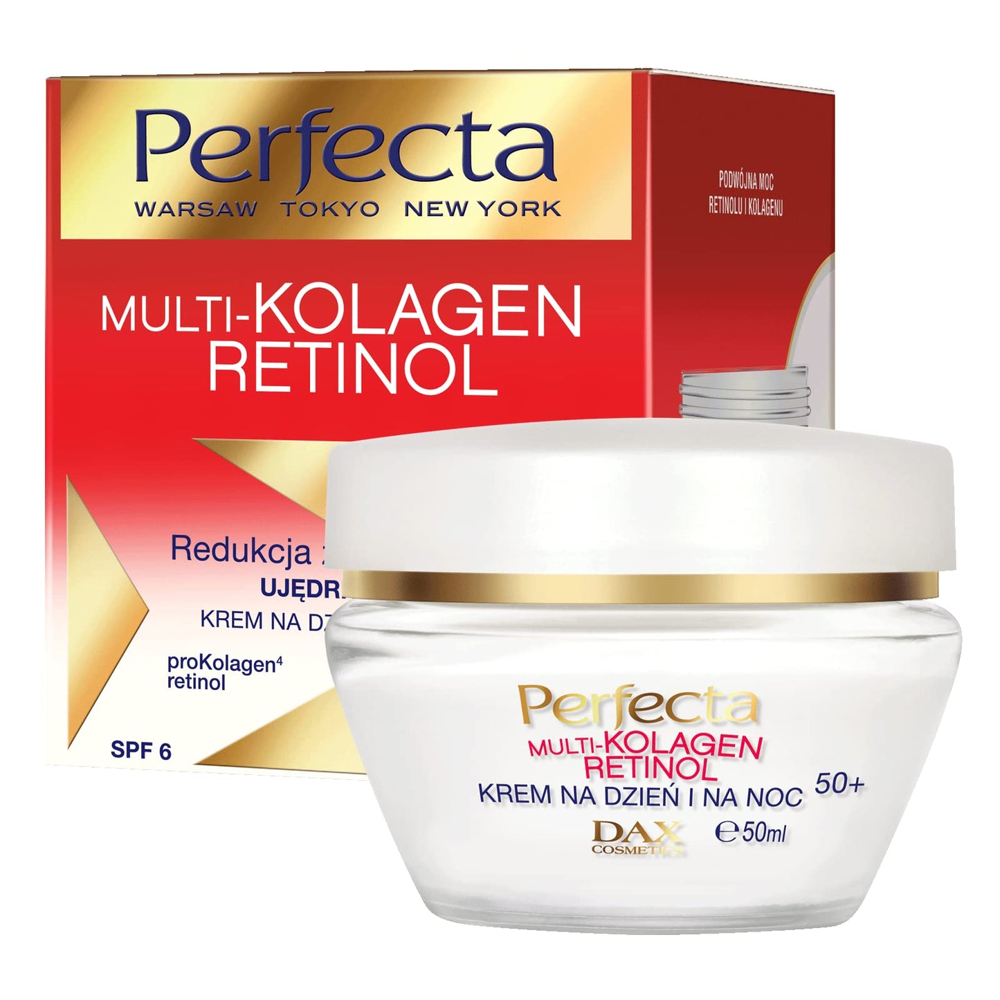 DAX COSMETICS DAX Perfecta Multi Collagen Retinol Face Cream For Day And Night 50+ - 50ml