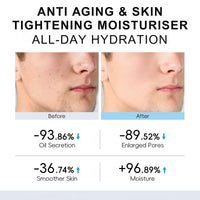 AHVKNU Men's Firming Face Cream 150g - Anti Aging & Skin Tightening Moisturiser with Hyaluronic Acid & Retinol, Reduce Fine Lines & Wrinkles,Collagen Men's Face Cream for Smoother Youthful Skin