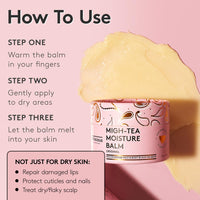 Delhicious Migh-tea Moisture Body Balm, Award winning 100% natural moisturiser, For Dry Skin. Vegan & Plastic Free. 50g.