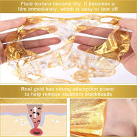 Yongst Gold Foil Peel Off Mask - Fade Wrinkles - Purifying Acne & Reducing Fine Lines - Skin Care Face Lifting Firming