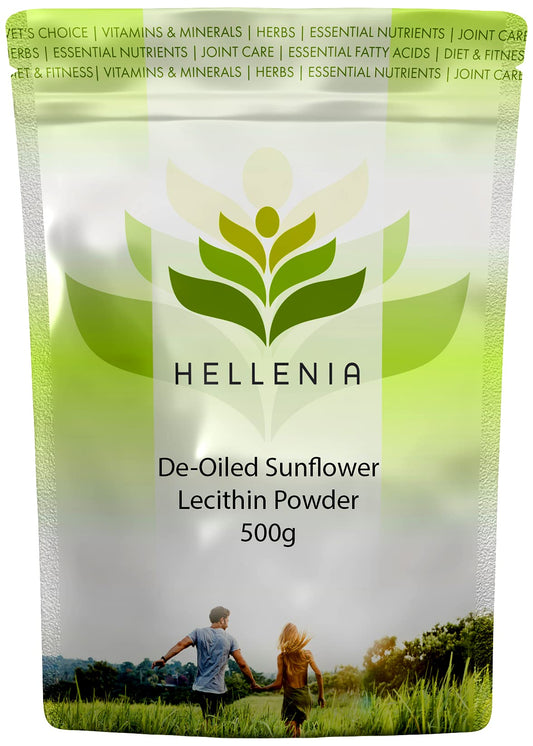 Hellenia De-Oiled Sunflower Lecithin Powder - 500g