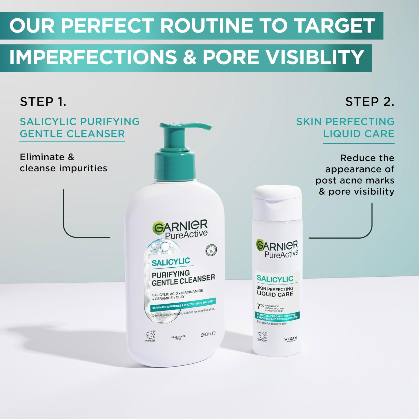 Garnier Pure Active Salicylic Liquid Care Toner, Target Imperfections 120ml