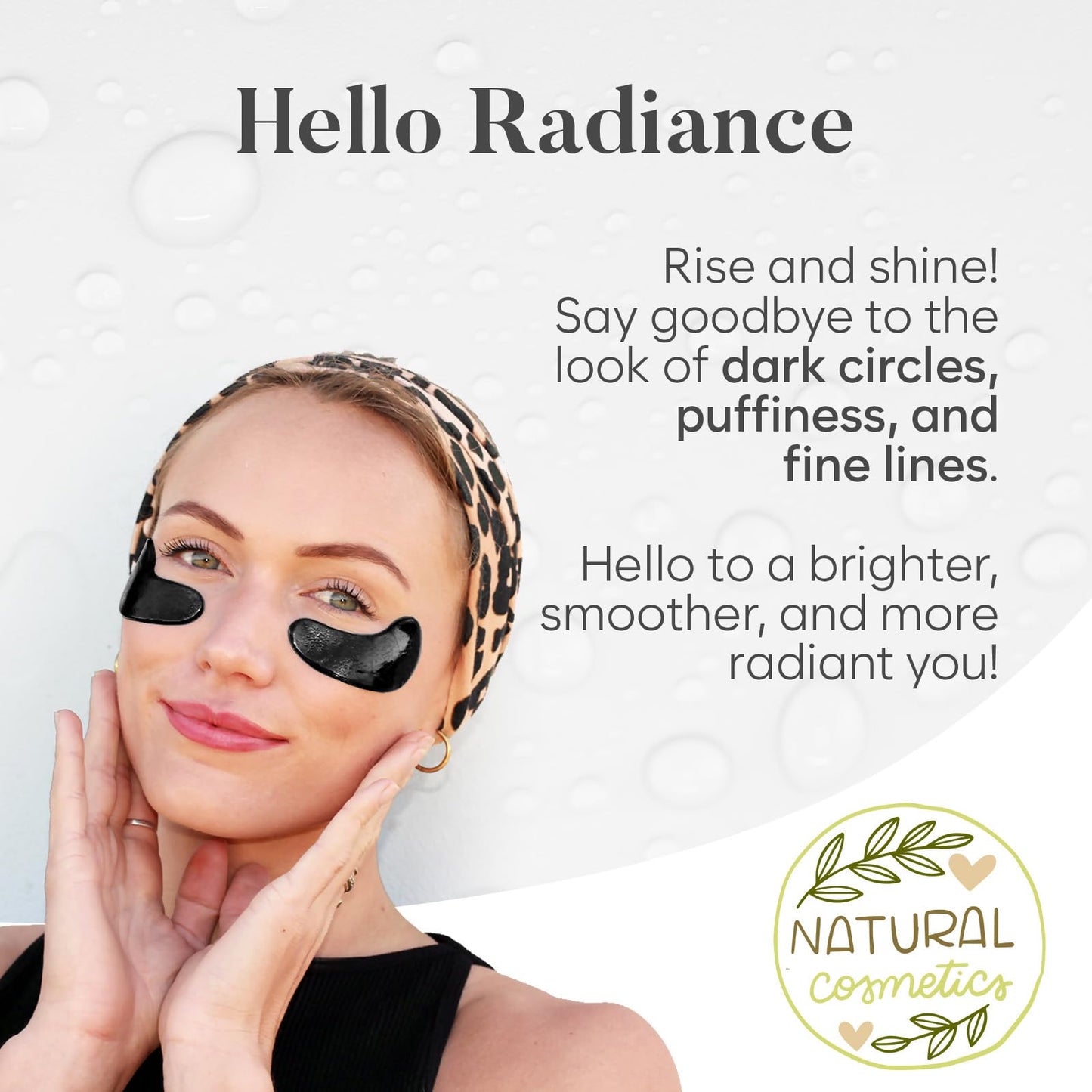 BLOOMORA Under Eye Gel Patches - Snail Mucin Under Eye Patches for Puffy Eyes & Dark Circles - Hyaluronic Acid + Collagen Gel Pads for Reducing Appearance of Puffiness & Hydration - 30 Pairs