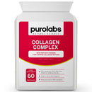 Purolabs Marine Collagen Complex - Collagen Supplement for Women & Men - with Hyaluronic Acid & Vitamin C - High Strength Type 1 Hydrolyzed Collagen Peptides - 60 Capsules - Skin, Hair & Nails