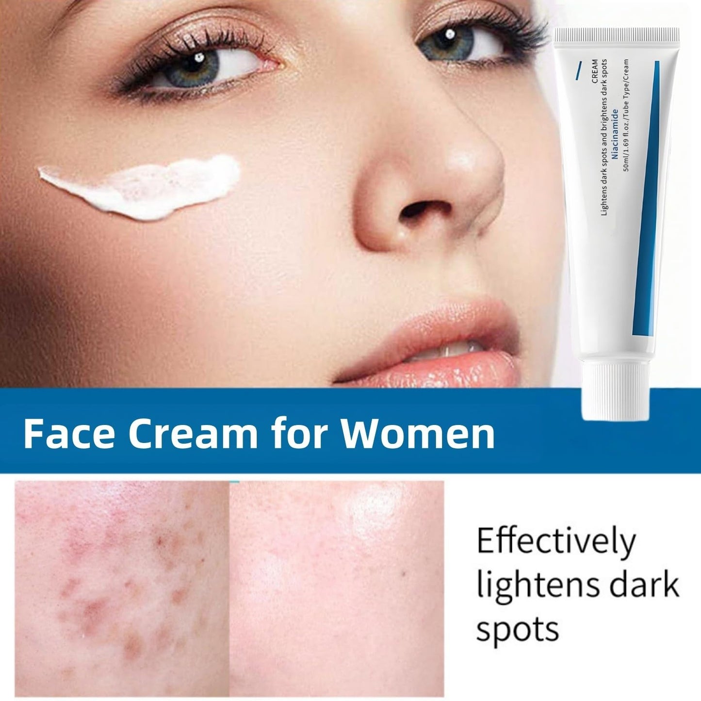 Dark Spot Cream,Anti Aging Face Cream for Freckles&Hyperpigm/entation,Spot Treatment,Skin Tightening Cream for Face,Skin Whitening Cream,Trane/xamic Acid&Niacinamide Facial Moisturizer,Gentle Formula