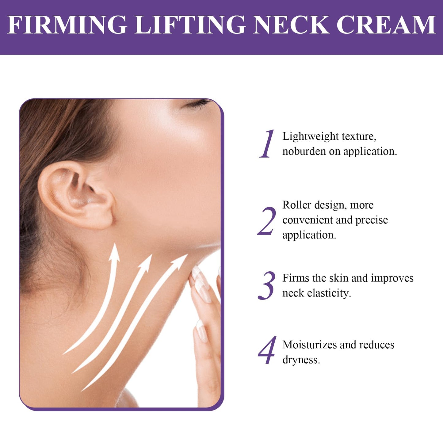 GMHLLES Neck Firming Cream,Neck Firming Cream with Roller, Retinol Suitable for Reducing Wrinkles, Fine Lines and Double Chins Wave Scraping Board Pink 1 Piece
