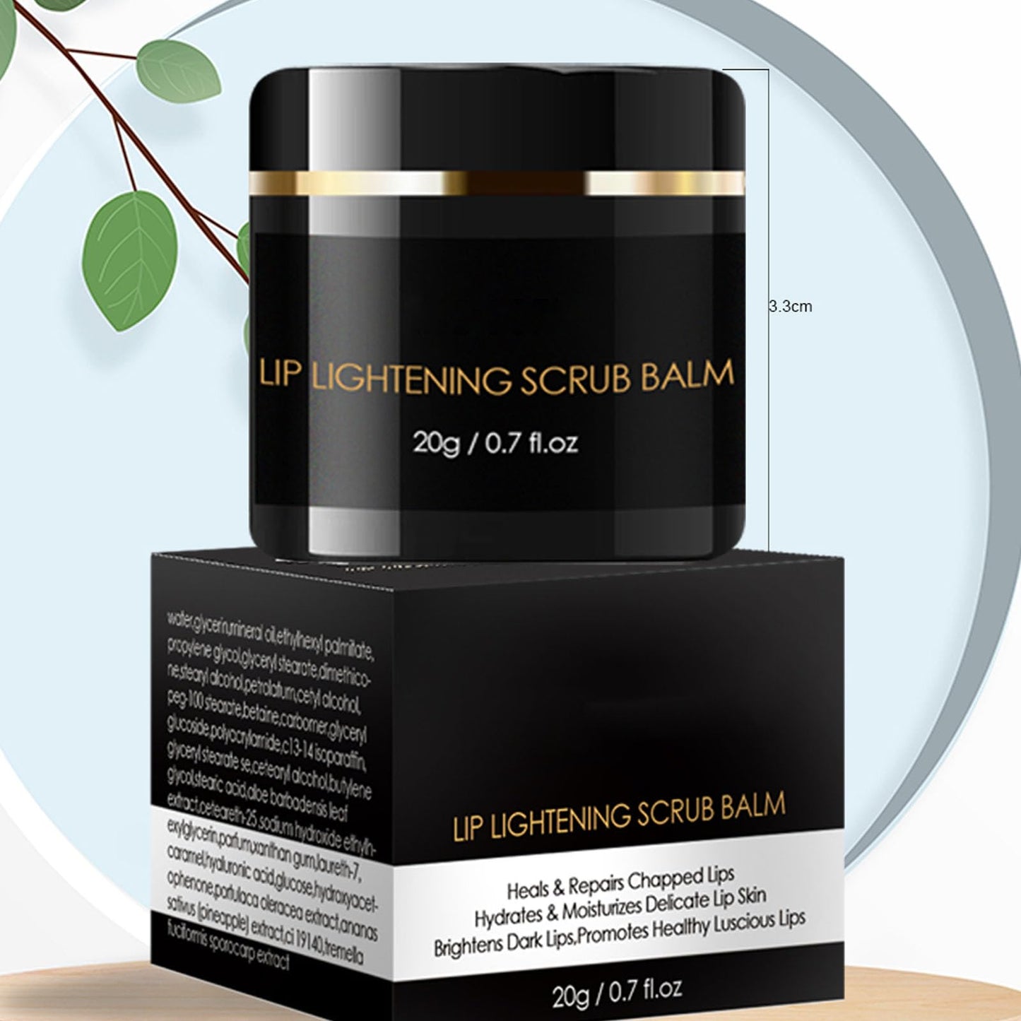 QUIWEN Lip Scrub Exfoliator Lip Lightening Scrub Lip Lightening For Dark Lips,Moisturizing Lip Scrub Lip Care to Remove Dead Skin,Lip Brightening for Dark Lips Lip Exfoliator Scrub for Chapped & Cracked Lip