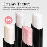 KYDA Highlighting Stick, Diamond Glitter Highlighter Makeup, Long-Lasting Wear Shimmer Eyeshadow Eye Brightener Makeup Stick for Eyes, Face and Body- 04