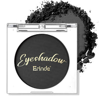 Erinde Light Black Eyeshadow, Mini Matte Eye Shadow, Pressed Powder Eye Palette, Long-Lasting Makeup, Ultra-Blendable, Pigmented Color, Vegan Formula, #01