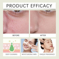 ISBEAUSOLS Green Tomato Clay Mask - Face Masks Skincare - Gentle Cleaning Skin Care Face Masks Beauty - Moisturizing Aloe Vera Mask - Korean Face Mask with Green Mask Stick,Clean Pore,Nourish