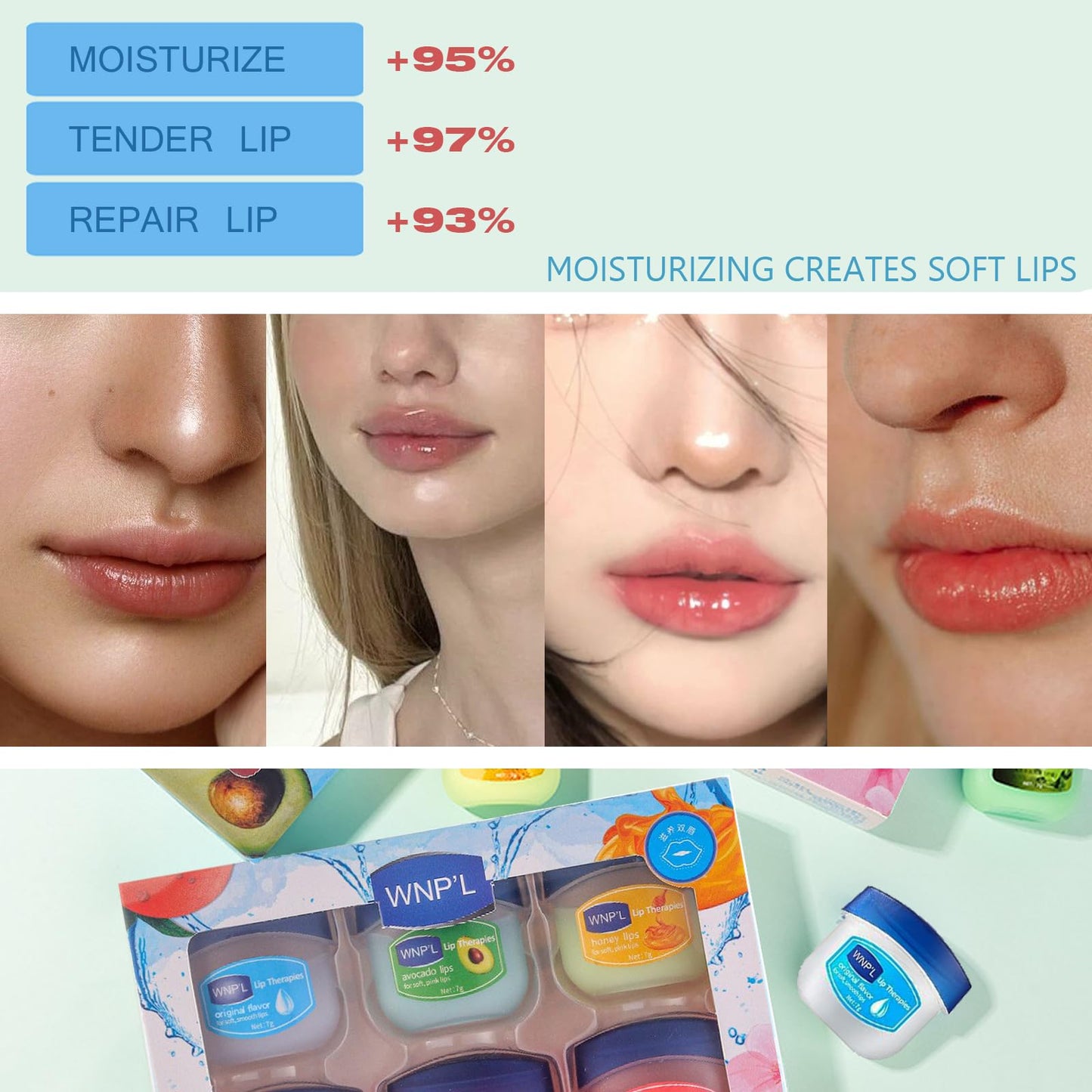FANFALUV Lip Balm Set 12 Pack Lip Balm Make Up Set Natural Moisturizing Cracking Lip Lipbalm Chapstick Gifts For Women Skincare Lip Care Lip Balm Multipack (2 Boxes)