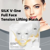 Siyinzu 4PCS Deep Collagen Retinol Tension Boost up Mask,Retinol Collagen Lifting Mask,V-Line Lifting and Face Tightening Ma-sk,Bio Collagen Ma-sk Overnight,Deep Moisturizing Colla-gen Face M-ask for Women