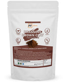 mGanna 100% Natural Rhassoul Clay (Indian Origin) for Anti-Ageing & Skin firming, Hair Masks, Scrubs, Creams and Soap Making 0.5 LBS / 227 GMS (Brown)