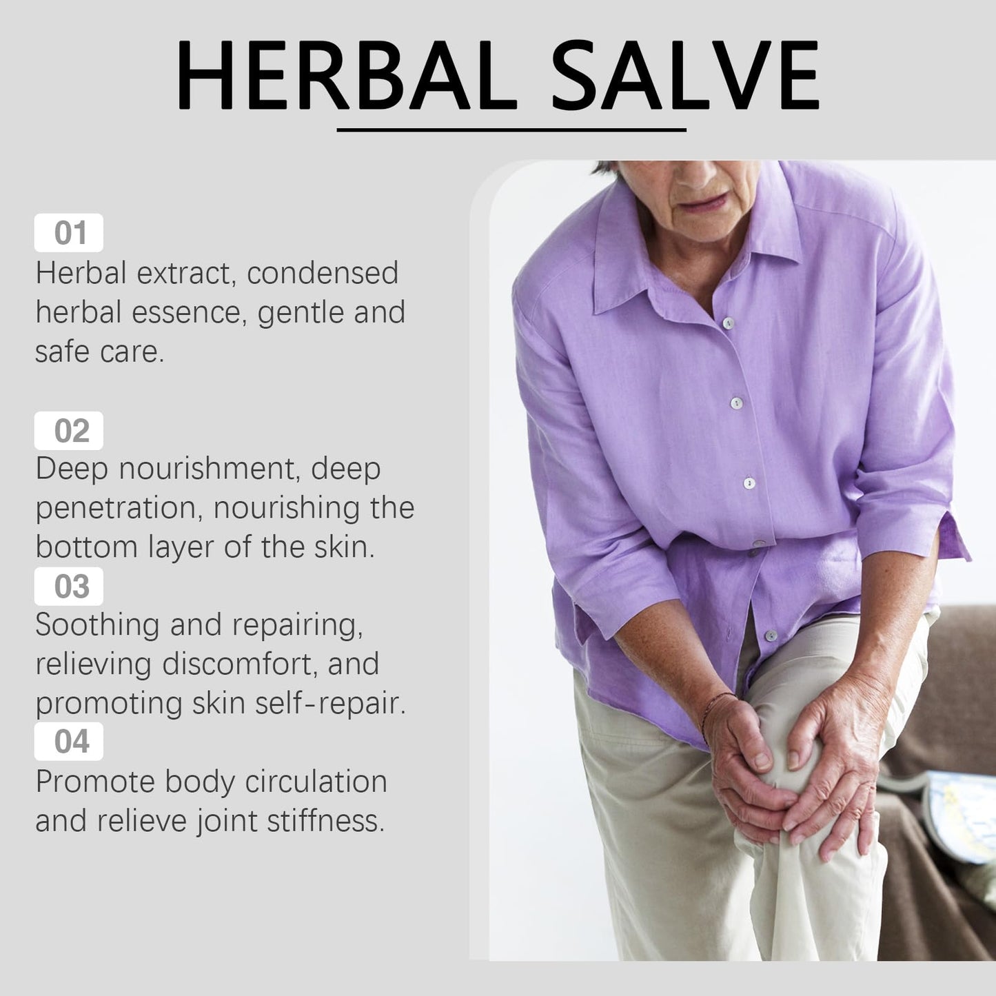 Herbal Salve, Organic Herbal Salve, Natural Joint Care Herbal Salve, Comfrey Cream For Pain, Organic Joint Cream, Comfrey Salve Improves Mobility, Reduces Swelling, Comfrey Cream for Joint