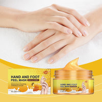 IZBEAUVO Hand And Foot Peel Mask Honey for Cracked Heels and Dry Skin Deep Moisturizing