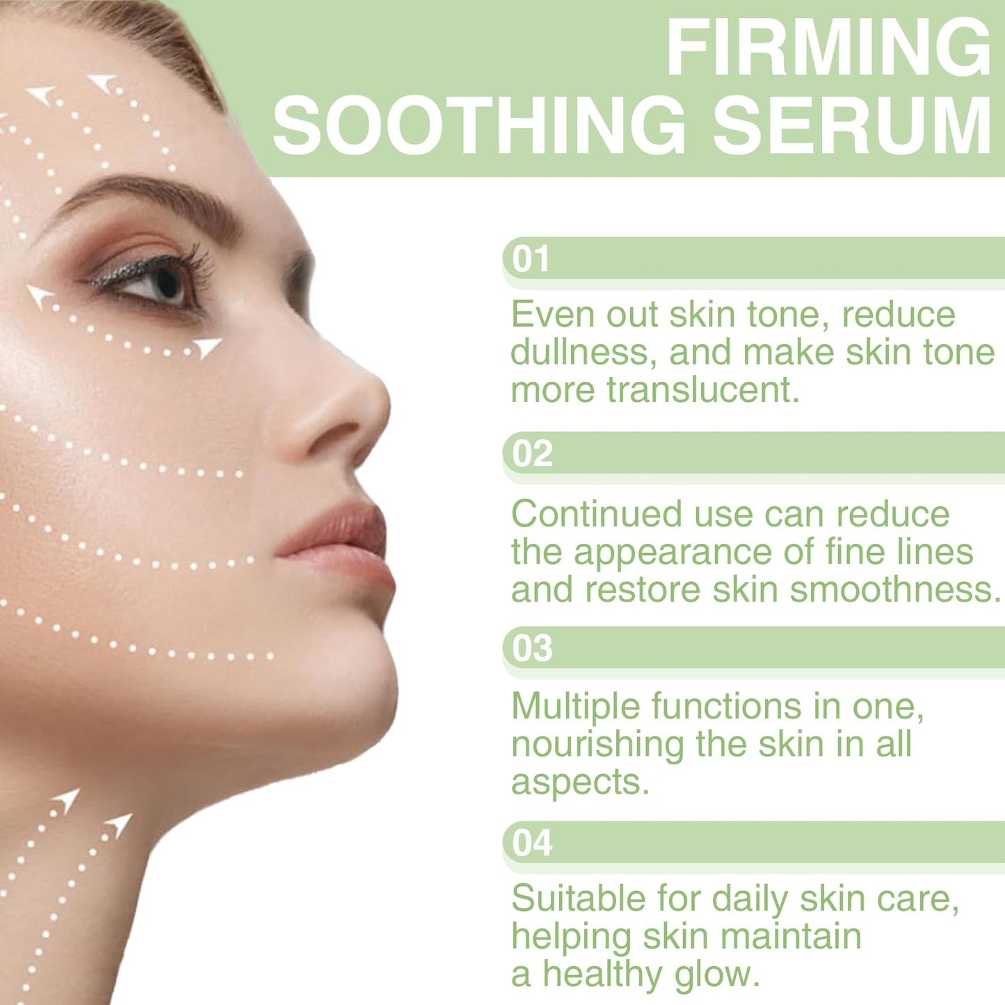 DOOCECIY 2 PCS Noni Ampoule Serum, Moisturizing Anti-Wrinkle Noni Serum for All Skin Types