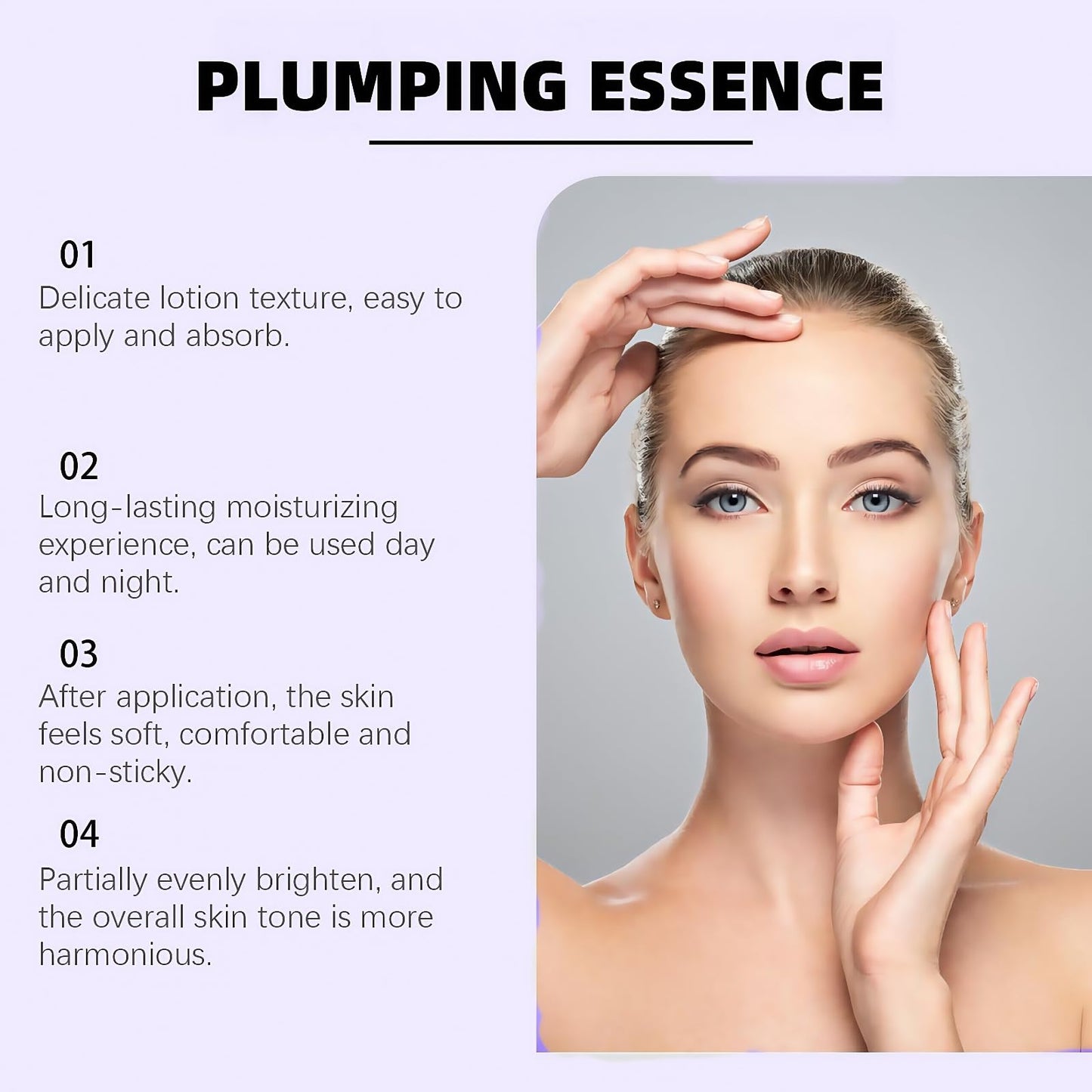 Bakuchiol Plumping Serum for Face,30ml Bakuchiol Serum with Niacinamide for Skin Brightening,Face Moisturizer f/or Women,Anti Aging S/erum f/or Women,Firming Cream fo/r Loose Skin