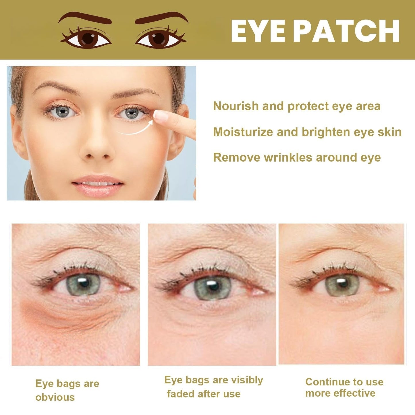 Xunzhi Dissolving Microneedle Eye Patches,Anti Wrinkles Micro Needle Patches,Dissolving Microneedle Wrinkle P/atches,Anti Wrinkle P/atches for Dark Circle,Under Eye Pa/tches,Dissolving Microneedle E/ye Mask