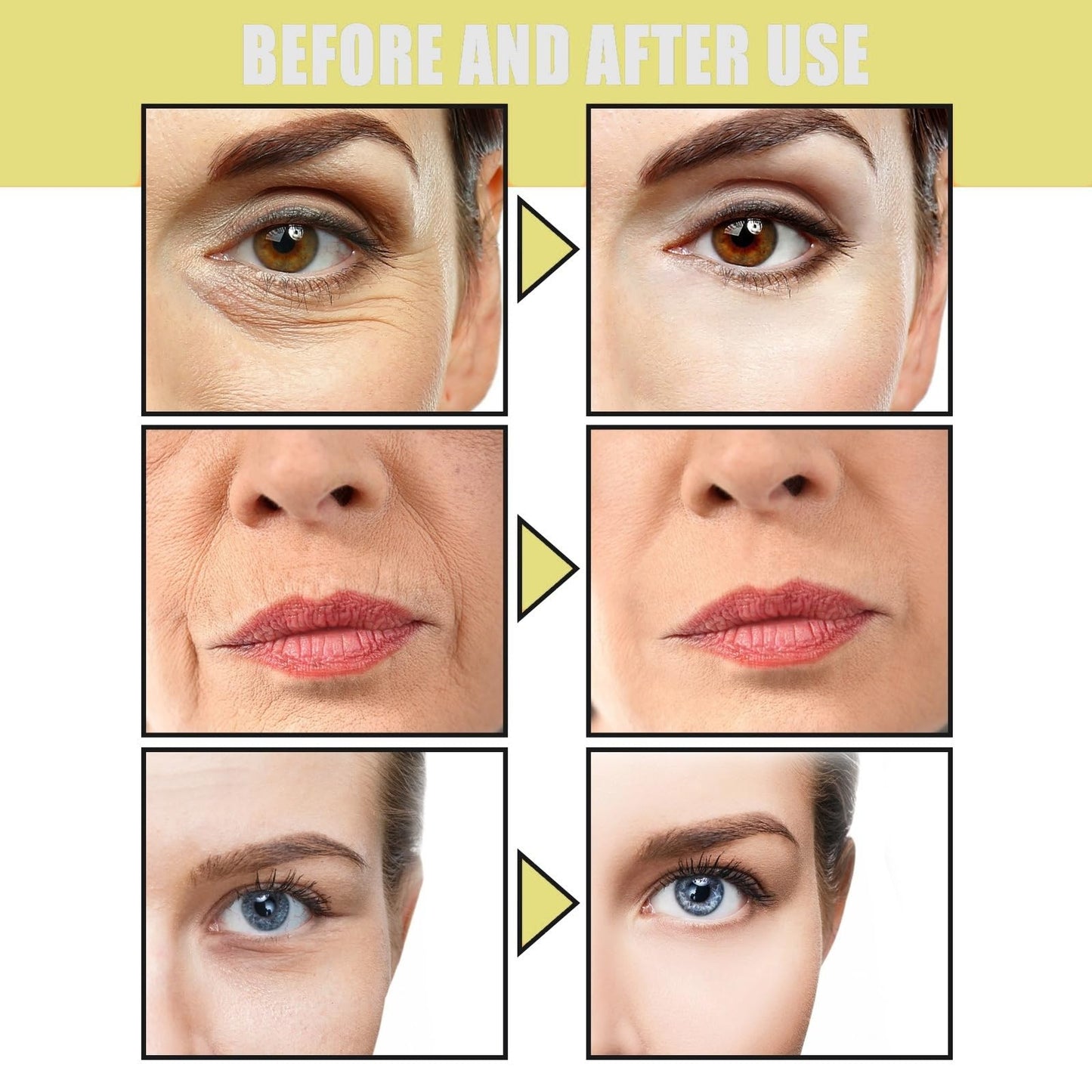 Skips the Line Instant Wrinkle Eraser Face Cream,Face Tightening Cream,Anti Ageing Face Cream,Firming Cream for Loose Skin,Deep Nourishing & Repairing,Wrinkle Filler,Moisturiser Face Women,Anti Aging