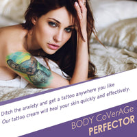 SHEBEEDO All-Over Complexion Perfector,Body Coverage Perfector for Legs,Tattoo Cover Up Makeup Foundation, Body Makeup, Hydrating Full Coverage Concealer, Evens Skin Toneand Light Foundation