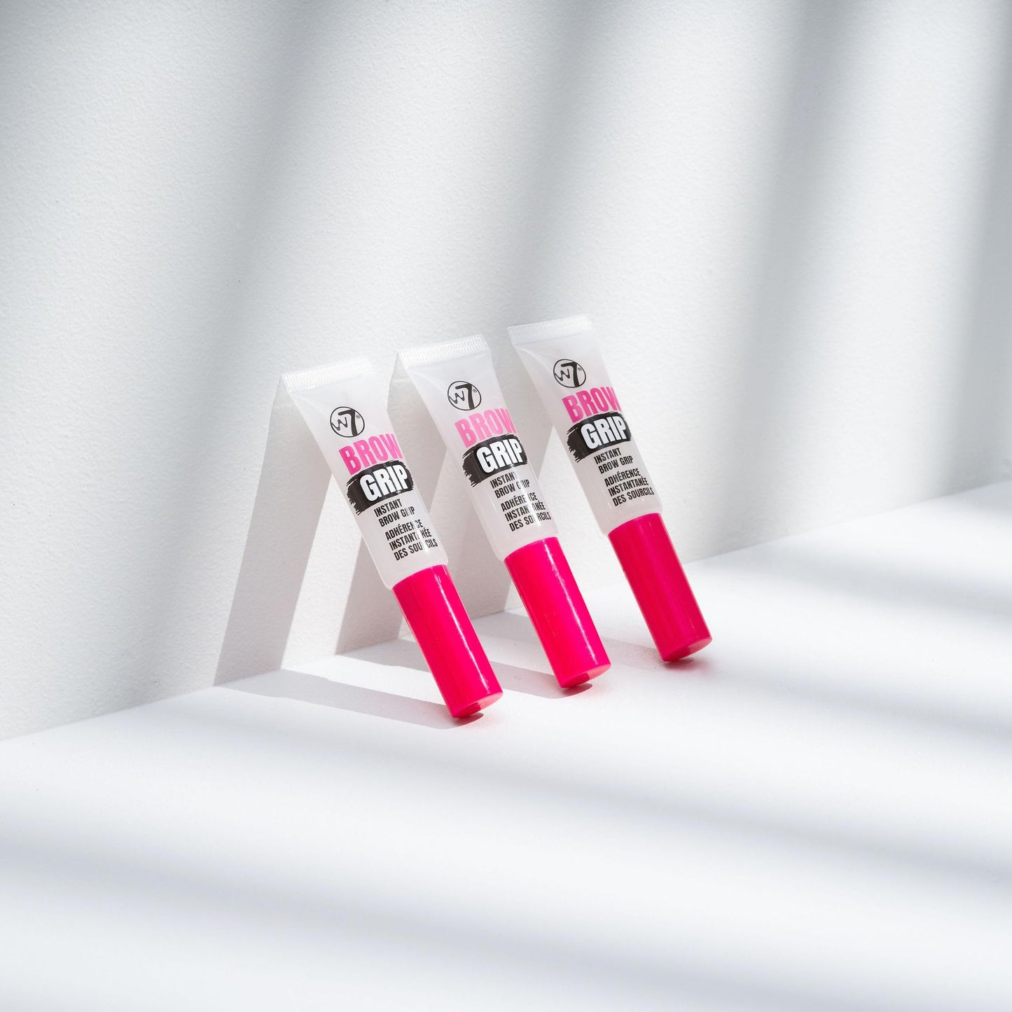 W7 Brow Grip - Instant Gel Fixer - Clear Strong Hold Formula For Eyebrow Makeup