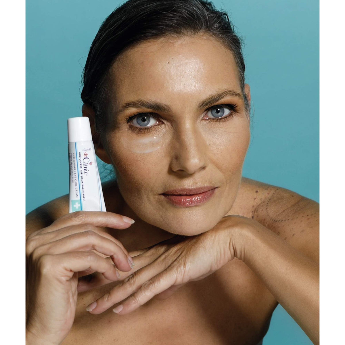 dr.Clinic Dr.Clinic Anti Wrinkle Eye Care Cream | Anti Aging, Firming Moisturizer Eye Repair Cream for Dark Circles, Under Eye Bags | with Organic Argan Oil, Vegan Hyaluronic Acid, Peptide Complex 15 ml.