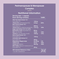 INNOPURE Perimenopause & Menopause Supplements (4 Month Supply) Hormone Balance for Women, All-in-One Complex with Natural Plant Estrogens - Easy to Swallow Capsules, UK Made