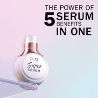 Olay Super Serum, Hydrating Face Serum with Vitamin C, Niacinamide, Collagen Peptide, Skincare For Anti Ageing and Brightening, 14ml