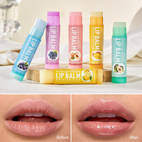 SHEBEEDO Lip Balm Set, Flavoured Lip Balms with Vitamin E and Honey, Moisturising Lip Balm Multipack, Protect & Hydrate Beewax Lip Balm Stick, Lip Moisturiser, Lip Gloss Sets for Teenage Girls