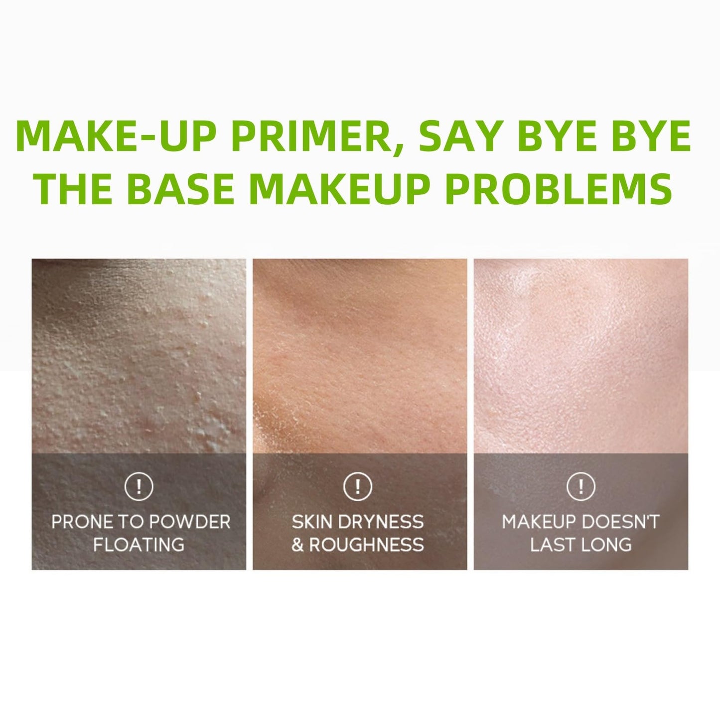 Xunzhi Green Colour Corrector Primer,Correcting Face Primer,Anti-Redness Cream for Face,Makeup Primer for Red Skin,Hydrating and Anti-Redness Makeup Base,Long-Lasting Grips Makeup,Balance Skin Tone