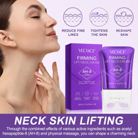 Dvoevivh Neck Firming Cream Tighten And Lift Neck Cream Ah-8 Firming Neck Cream Contain Hexapeptide With Double Roller Massage Reduce Wrinkles Fine Lines And Double Chin Firm And Lift Sagging Skin 120g
