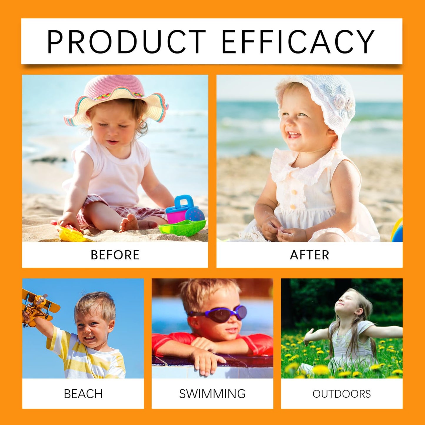 Baby Sun Cream SPF 50 | Kids Sunscreen for Sensitive Skin | Fragrance Free, Waterproof & Sweat-Proof | Mineral Sunscreen with Zinc Oxide & Aloe Vera | Holiday & Travel Essentials for Children