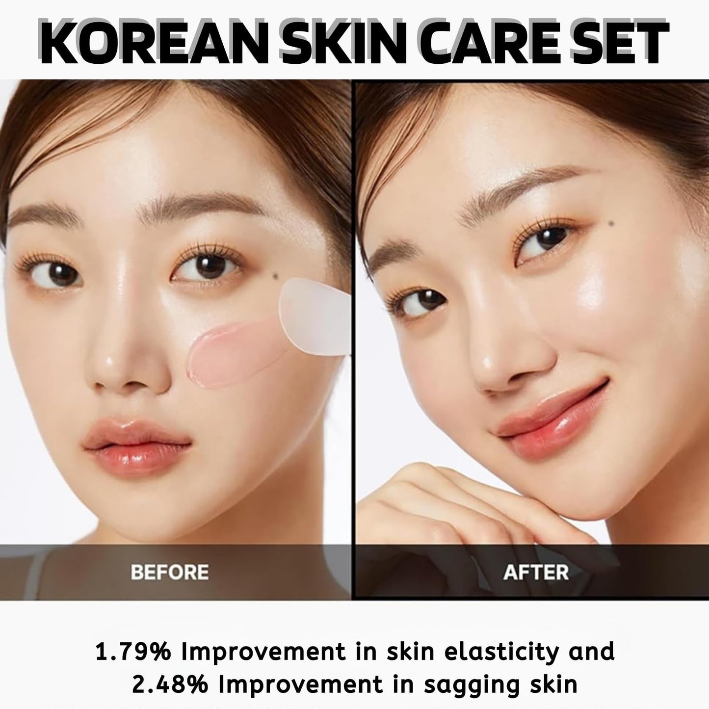 IZBEAUVO Collagen Jelly & Deep Vitamin C Capsule Cream, Face Moisturizer with Freeze Hydrolyzed Collagen & Vita C Cream with 5% Niacinamide, Anti-Wrinkle, Brightening Korean Skincare for 24h Glow & Elasticity