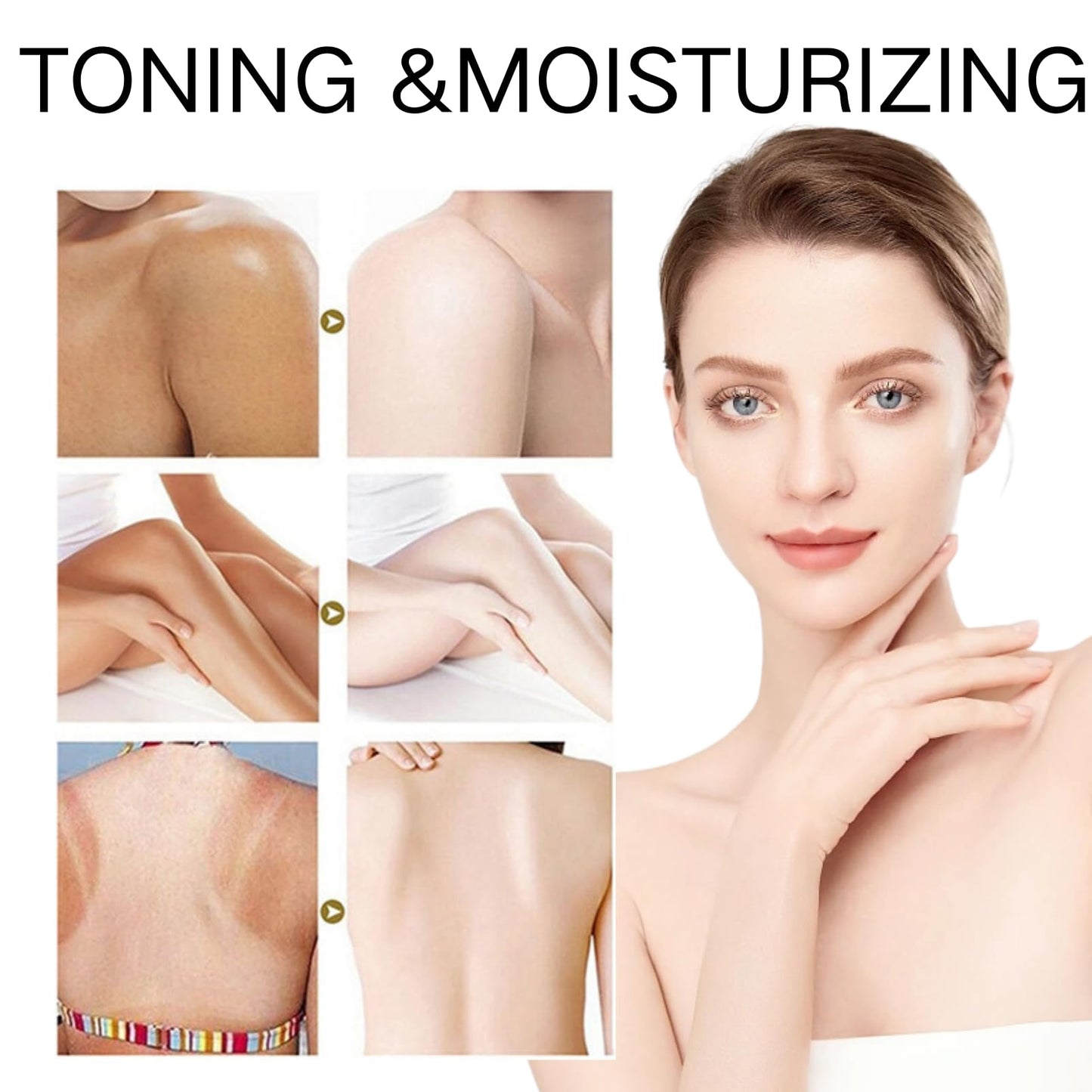 Kojic Acid Essential Oils for Skin – Brightening & Hydrating Body Oil for Women – Natural Massage Oil for Dry Skin – Lightweight, Easy-Absorb Gel Texture – Face & Body Skincare, Even Skin Tone 200ml