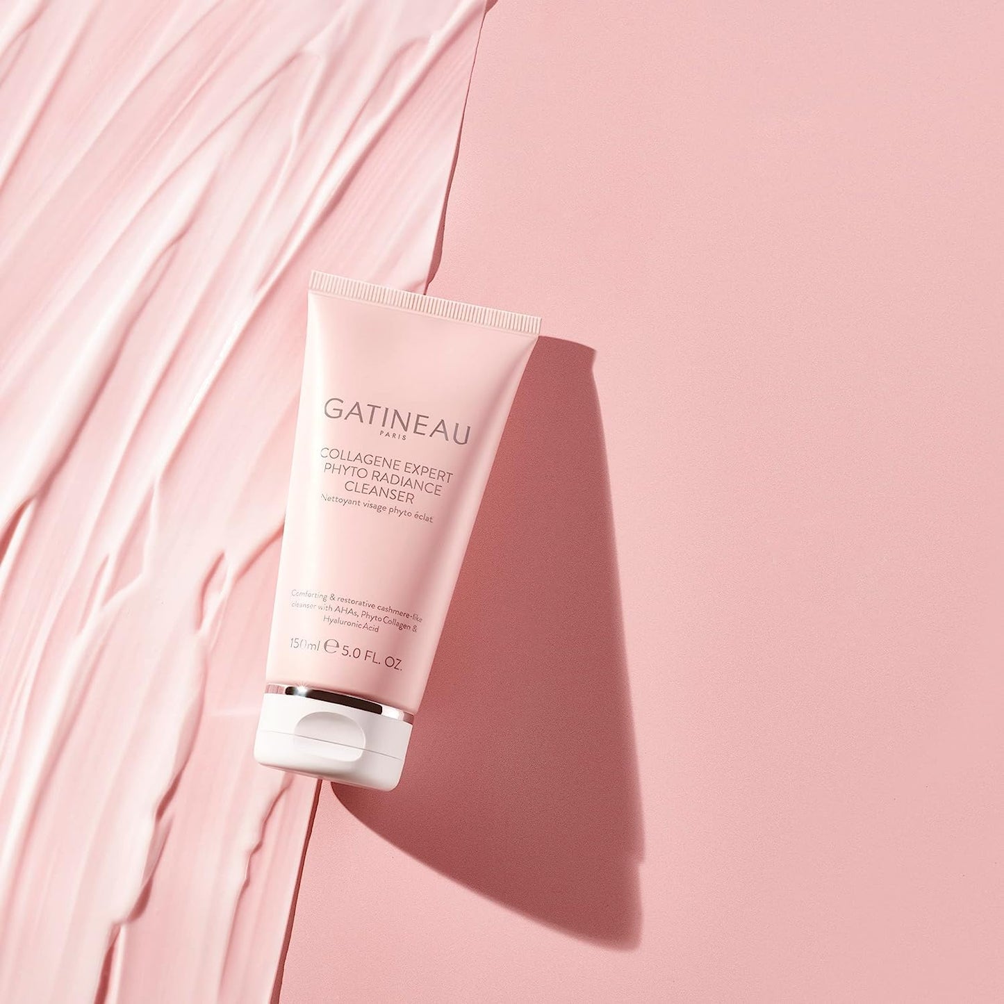 Gatineau - Collagene Expert Phyto Radiance Cleanser, Gentle Exfoliating Face Cleanser and Toner, Hydrating with Hyaluronic Acid (50ml)