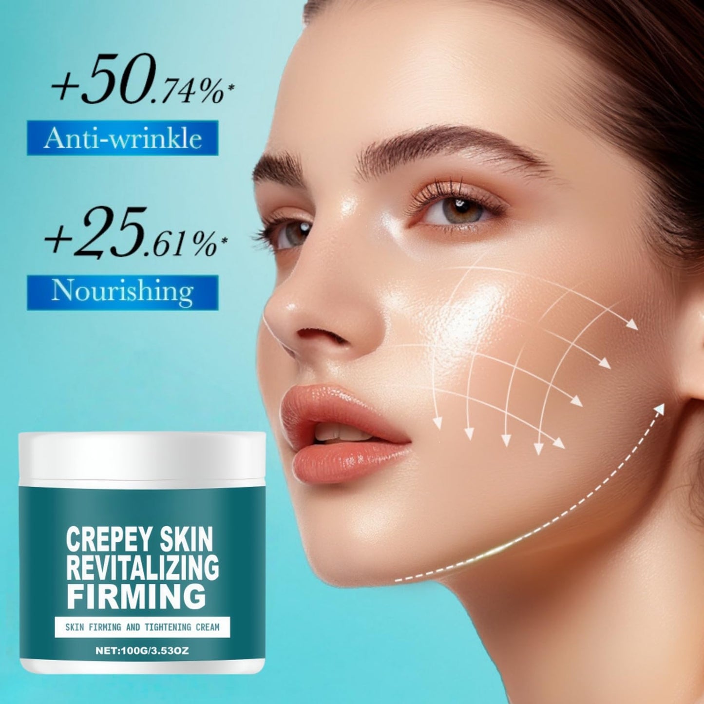 CUOFOL Crepey Sk/in Rep/air Treatment,Anti Aging Collagen Cream,Face Tightening Cream,Crepey Sk/in Rep/air Neck Cr/eam,Skin Tightening Cr/eam Body,Treatment for Cr/epey Skin,Tighten Cre/am for Cre/pey Skin